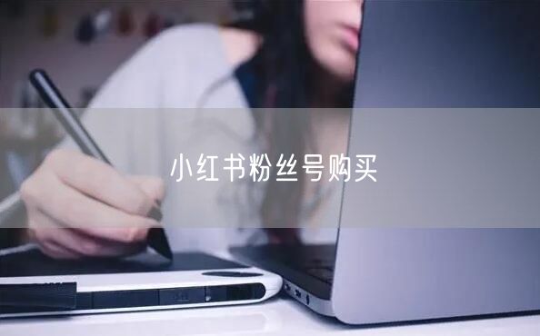 小红书粉丝号购买