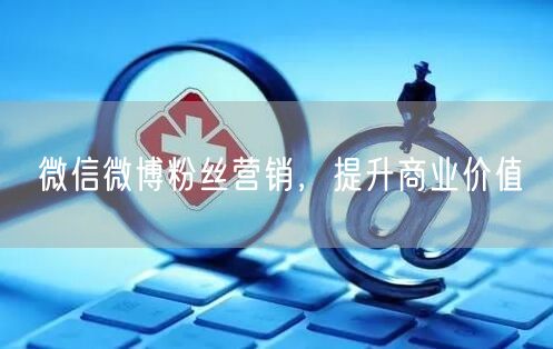 微信微博粉丝营销，提升商业价值
