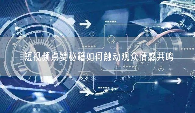 短视频点赞秘籍如何触动观众情感共鸣