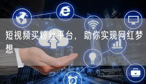 短视频买粉丝平台，助你实现网红梦想