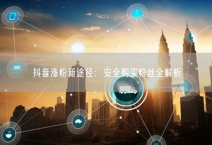 抖音涨粉新途径：安全购买粉丝全解析