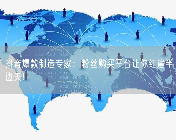 抖音爆款制造专家：粉丝购买平台让你红遍半边天！