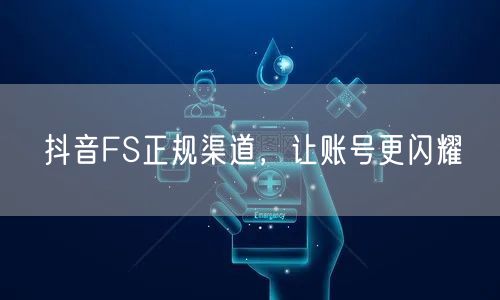 抖音FS正规渠道,让账号更闪耀